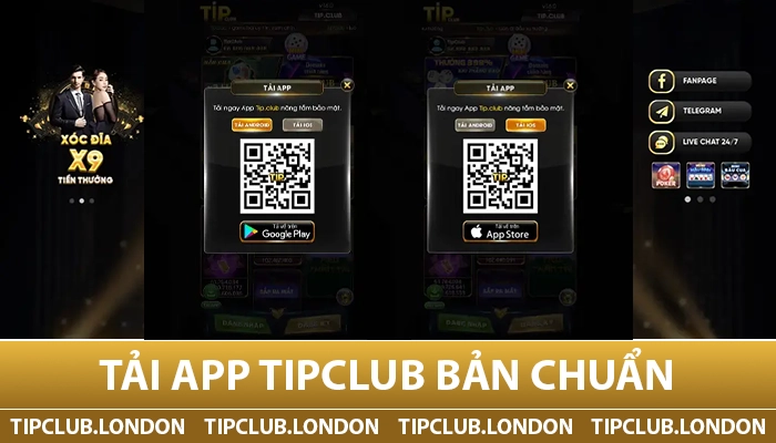 Tipclub London - Game Bài Uy Tín - Tải App Tip Club Mới Nhất 2025 2 Quét mã QR để tải app Tipclub